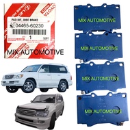 100% Original Toyota Land Cruiser V8 FZJ100 FZJ105 HDJ100 HDJ101 HZJ105 Lexus LX470 UZJ100 Brake Pad