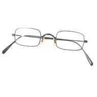 全新 BJ CLASSIC COLLECTION PREM-139 方形鈦金屬眼鏡，黑色，尺寸 44□23-149，附眼鏡盒，日本製造，男士款