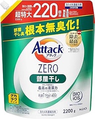 [Amazon.co.jp Exclusive] [Large Capacity] Decaraksize Attack ZERO Room Dry Laundry Detergent Liquid Attack Liquid Best Cleanliness in History of Bacteria Hideaway 0 Refill, 7.8 oz (2200 g)