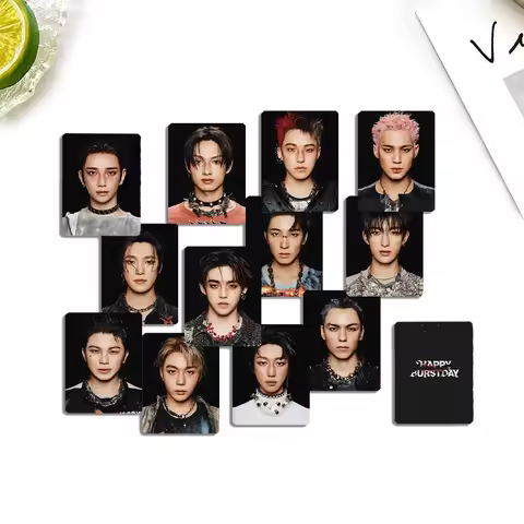 12Pcs/Set KPOP S.Coups Vernon The8 New Album Photocards HAPPY BURSTDAY Album Card Joshua Mingyu DK H