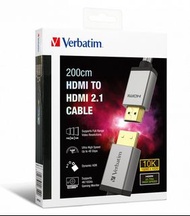 旺角門市發售 [原裝行貨 2年保養] Verbatim HDMI to HDMI 2.1 Cable 10K 200cm (66319)