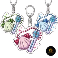 Acrylic Cartoon Keychain, Mermaid Melody, Pearl Mermaid, Nanami Lua, Boeing Manufacturer In Stock