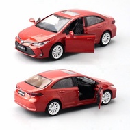1:33 Toyota Corolla Altis Diecast Alloy Car Model Light and Sound Altis Corrola Toy Vehicle Car Coll