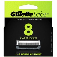 Gillette Labs Refills for Exfoliating Razor and Heated Razor 8s