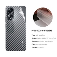 ส่งจากไทย ฟิล์ม ฟิล์มกันรอยหลัง ฟิล์มหลัง ลายเคฟล่า ฟิล์มกันรอยขีดข่วน Oppo A58 4G A58 A78 A98 A 58 