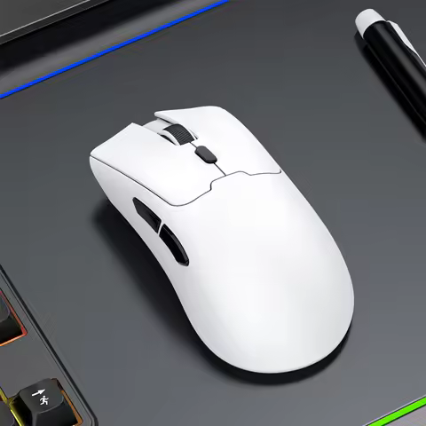 Gameing Wireless Mouse 3 Colors Rechargeable Ergonomic Gaming Mice Dual-Mode Bluetooth Computer Game