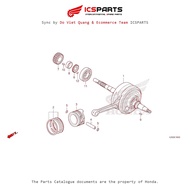 Mechanical Shaft - Piston (E-16-D) HONDA Msx 125 Parts Catalog