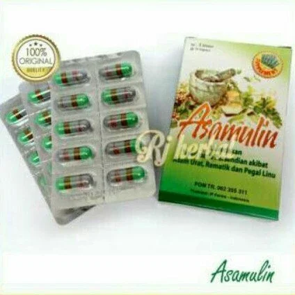 Asamulin kapsul asli