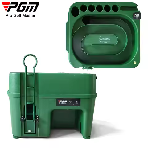 PGM Electric induction Golf serve Machine ABS Material Automatic Golf Ball Dispenser Clubs Holder Go
