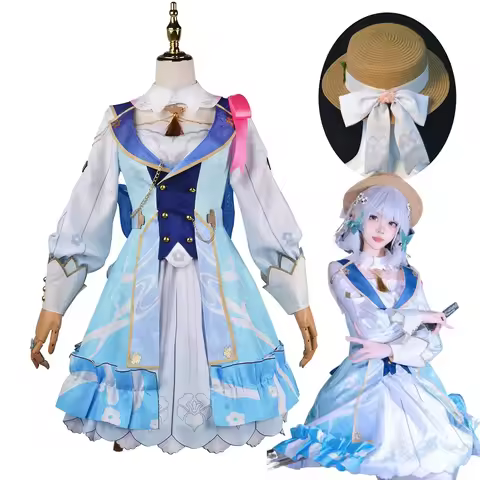 Kamisato Ayaka Cosplay Game Genshinimpact Springbloom Missive Ayaka Skin Costume Game Cosplay Hallow