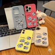 LYKN Boy Group Solid Color Simple Frosted 2 in 1 Jelly Case for iPhone 17 Pro Max 16 16E 15 14 Plus 