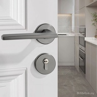 Kunci Pintu Dalaman Bilik Tidur Pemegang Pintu Kayu Pejal Kunci Tombol Pintu Isi Rumah Universal Sen