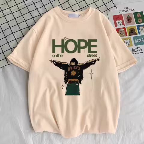 Jhope t-shirt women Comfortable Pop Culture korean clothes graphic t shirt Colorful Comfortable Clas