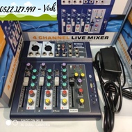 Mixer Yamaha F4 Bluetooth - Thiết Bị Livestream - màu đen nhám - Gia Khang Electronics