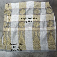 Sampin baby songket kelantan