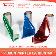 Resin Ink Ribbon Multiple sizes Thermal Transfer Ribbon/Printer Ribbon/Barcode Ribbon compatible
