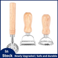 3Piece Ravioli Pasta Cutter Set, Ravioli Stamp Maker with Wooden Handle Ravioli Cutter Ravioli Maker