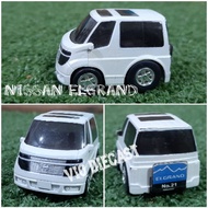 Diecast Miniature Nissan Elgrand white