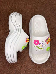 Happy 8722/7811/5022 Kasut Crocs Women EVA Cute Bear/Toy Button Casual Sandals