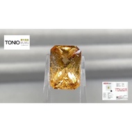 9.45 Carat 💛 Natural Unheated Grossular Garnet 💛 Golden Tsavorite 💛 Gold Yellow 💛 SI 💛 Grossularite+