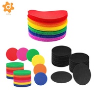 [utruiut0k] Carpet Dot Markers Carpet Stickers 4 Inch Carpet Marker Reusable Floor Dot Marker Sticke