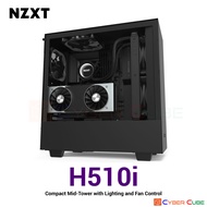 NZXT H510i Compact Mid-Tower with Lighting and Fan Control - Black (เคส) Case