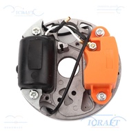 ICRAFT Ignition Coil Kit, Orange Metal Ignition Coil, Durable Direct Fit Stator Replacement Part Cha