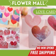 (10PCS) Love Wishing Card Kad Ucapan Wish Card Kad Love Card Kad Florist Flower Suprise Delivery Bir