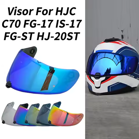 HJ20M Helmet Shield for HJC C70 IS-17 FG-17 FG-ST Motorcycle Helmet Visor Uv Protection Casco Moto V