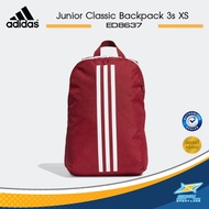 Adidas กระเป๋า เทรนนิ่ง อาดิดาส สำหรับเด็กเล็ก กระเป๋าเด็ก แฟชั่น Training Junior 3-Stripes Classic Backpack XS ED8636 / ED8637 [ลิขสิทธิ์แท้] Collection (900)