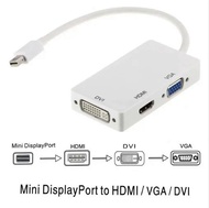 DjahMini Displayport DP สายฟ้าเพื่อ DVI VGA HDMI เข้ากันได้แปลงอะแดปเตอร์เคเบิ้ลสำหรับ iMac Mac Mini Pro Air Book เพื่อตรวจสอบ gikh