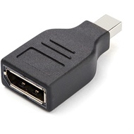 Compact Mini DisplayPort to DisplayPort Adapter - 4K x 2K Video - UHD Mini DP to DP Converter - mDP 