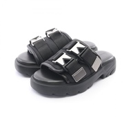 【二手】Bottega BOTTEGA VENETA FLASH 女士尼龍皮革涼鞋，全新未使用