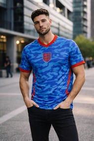 JERSEY FANTASY  away TIMNAS INGGRIS FULL PRINTING FREE NAMA DAN NOMOR BAHAN PREMIUM