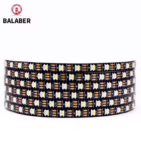 Sk6812 DC 12V RGBW RGBWW 5050SMD independently addressable 30/60/144 LEDs/m IP30/65/67 black/white P