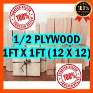 lynshop 1/2 PLYWOOD 12X12 (1PC) (local plywood)