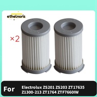 Replacement HEPA Filter for  ZS201 ZS203 ZT17635 Z1300-213 ZT1764 ZTF7660IW Vacuum Cleaner Parts 2 P