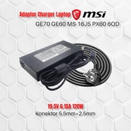 MSI GF63 8RC Chicony A12-120P1A 19.5V 6.15A Charger Adapter