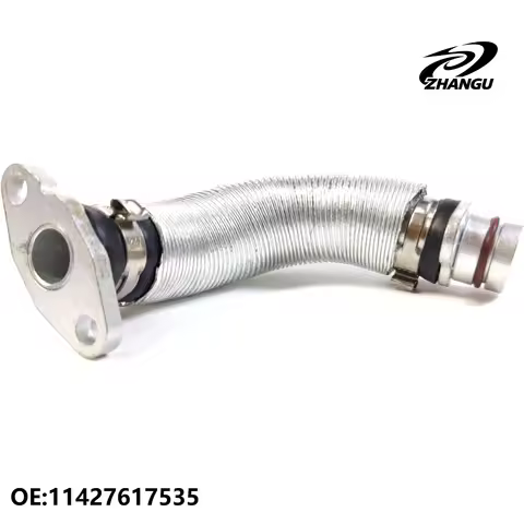 Turbocharger Oil Outlet Tube Pipe For BMW B48 Engine 11427617535 Direct OE Replacement High Temp Res