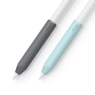 ELAGO PENCIL GRIP SILICONE HOLDER ปลอกดินสอเพื่อสุขภาพ สำหรับ APPLE PENCIL 2 - DARK GREY AND MINT