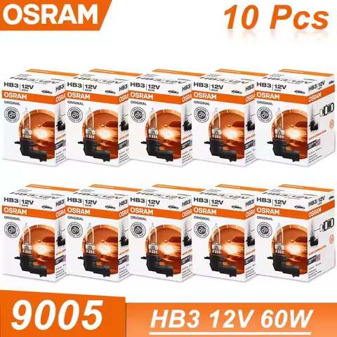OSRAM 9005 HB3 12V 60W Halogen Lamp 3200K Standard Auto Headlight Original Replacement Car Bulb OEM 