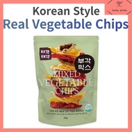 [TigakTaegak] Vegetable Chips Korean Chips Vegetarian Snack Bugak 220g