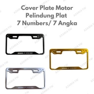AZARIA Cover Plat Motor Koso 7 Numbers/Angka Pelindung