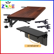 Foldable Extension Clip (Desk Top Included), desk extension, keyboard, extension table shelf, keyboa