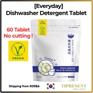 [SAUBER]🇰🇷 60tabs All-in-1 Dishwasher Tablet Washing|Rinsing|ShiningㅣVEGAN EWG