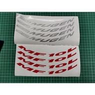 Mugen Mf10 Sticker Rim Oracal651 cutting original