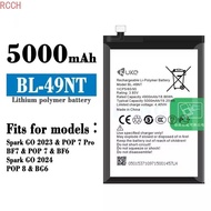 Battery For Tecno Spark GO 2023 POP 7 PRO BL-49NT Battery Replacement