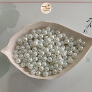 Mutiara Sintetis/Mutiara Payet/Mutiara Rangkai Ukuran 4mm / 6mm & 8mm Grade A