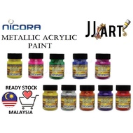 Metallic Acrylic Paint - Nicora Metaliz (30G)
