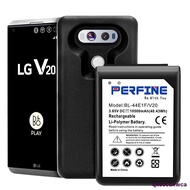 V20 Battery 10500mAh with Protective Case For LG V20 H990DS VS995 US996 LS997 H910 H918 BL-44E1F Extended Battery .